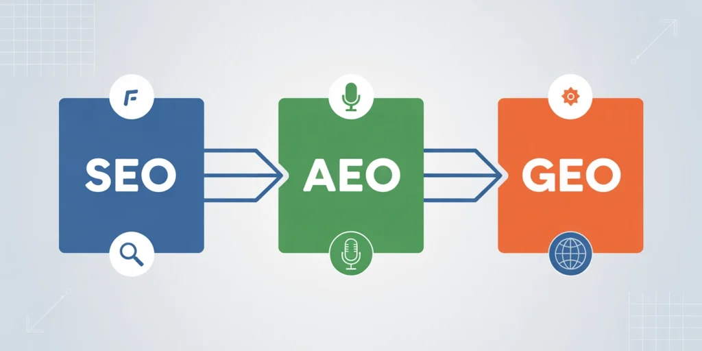 SEO to AEO to GEO: The Right Order for Visibility